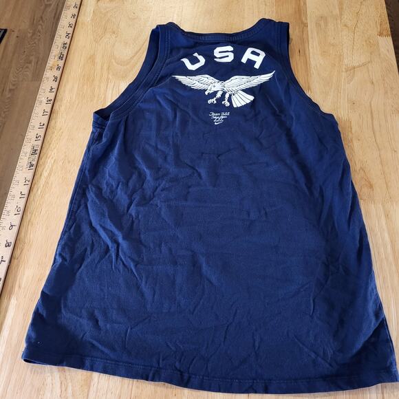 Nike Navy Blue Tank Eagle USA Small - Picture 5 of 6